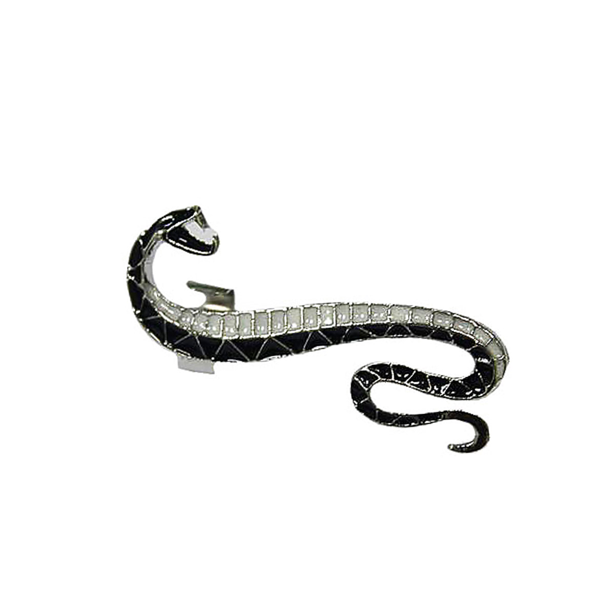 Серьги № 1303 &quot;змея&quot; дл. 5 см (уп. - 1 пара)
