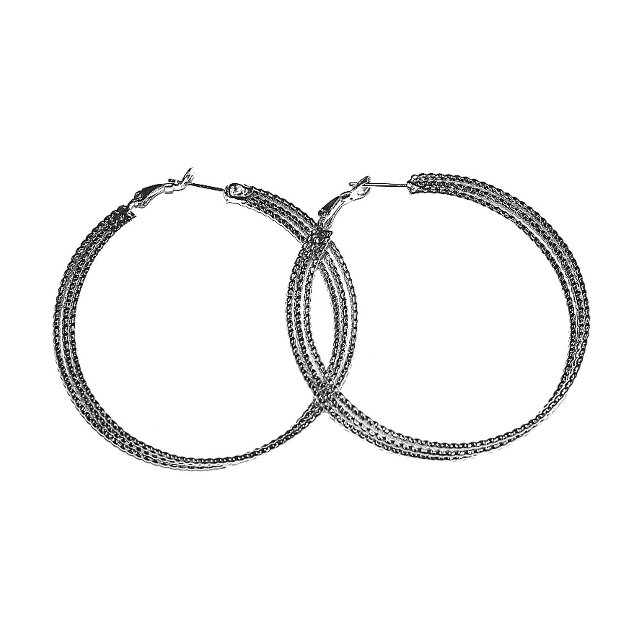 Серьги № 506 кольца диам. 5 см (уп. - 1 пара)