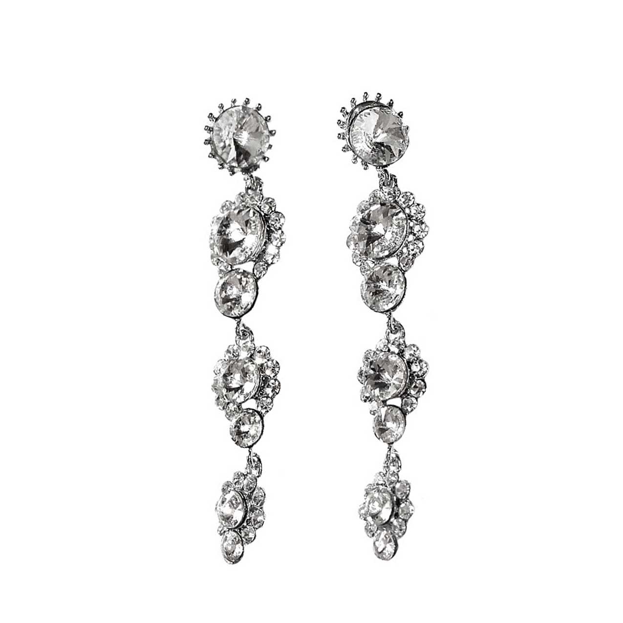 Серьги № 740 дл. 8 см (уп. - 1 пара)
