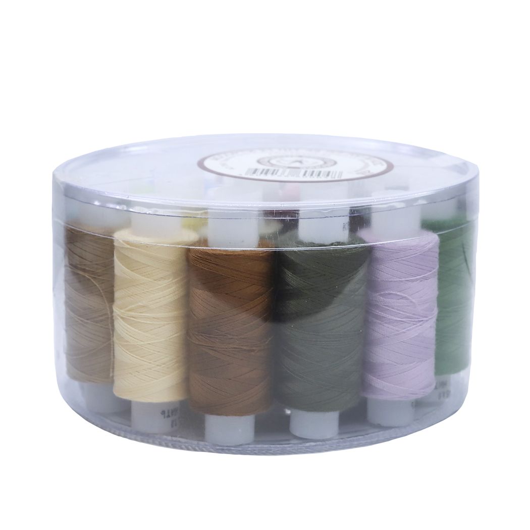 Нитки 45 ЛЛ 200 м ассорти (уп. 21 шт)  (В КОР. 44 НАБ.) (Красная нить)