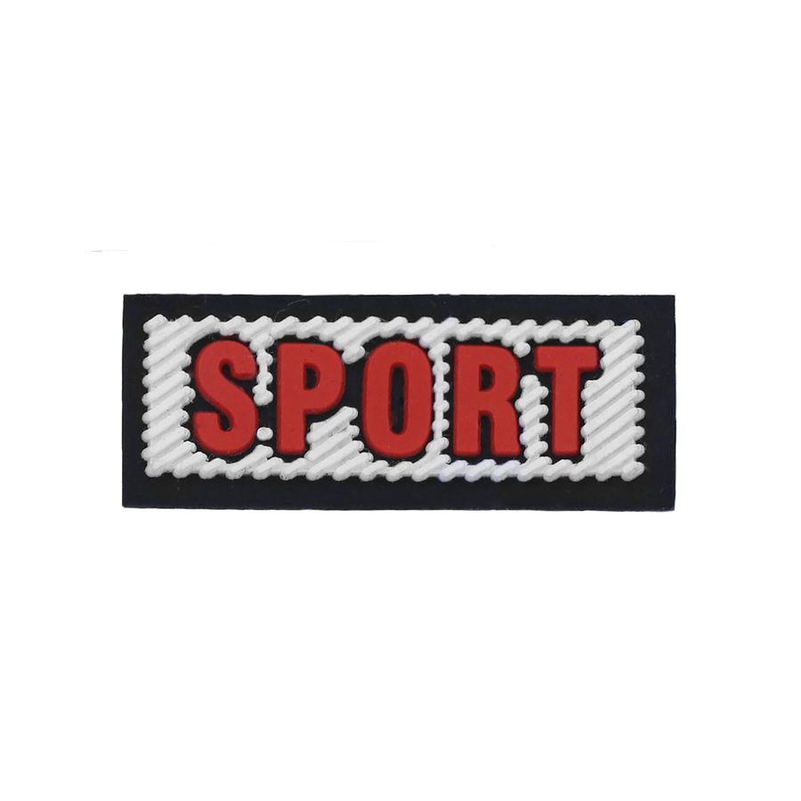 Лейбл пришивной арт. 40 (уп 10шт) 40х15 мм SPORT
