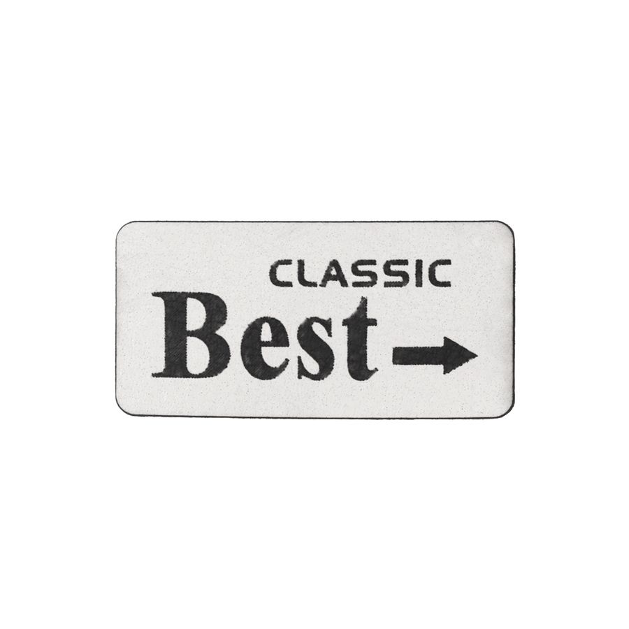 Лейбл пришивной арт. 33 (уп 10шт) 50х25 мм CLASSIC BEST