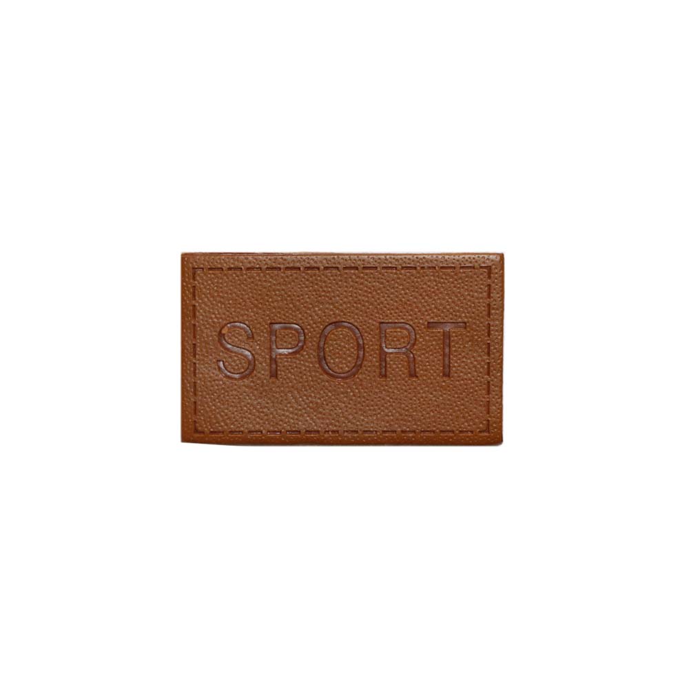 Лейбл пришивной арт. 34 (уп 10шт) 40х24 мм SPORT