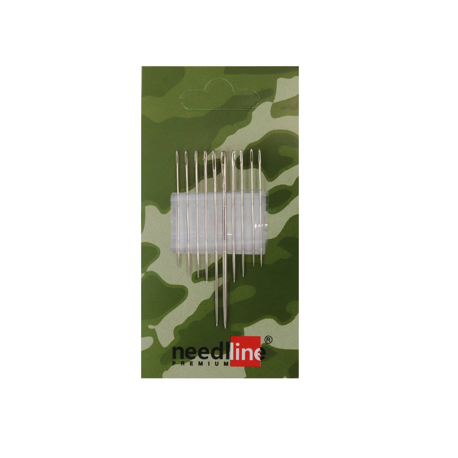 Набор швейных ручных игл (ассорти) &quot;Военный&quot; № 8 арт. ИЗ-200914 (в упак. 5 пач., в пач. 10 игл)