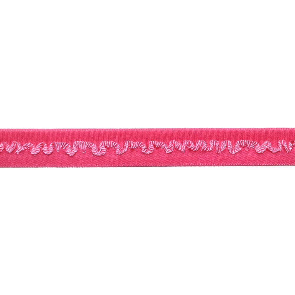 Косая бейка эластичная арт.3003-15 шир.15 мм (уп.100 м) малиновый