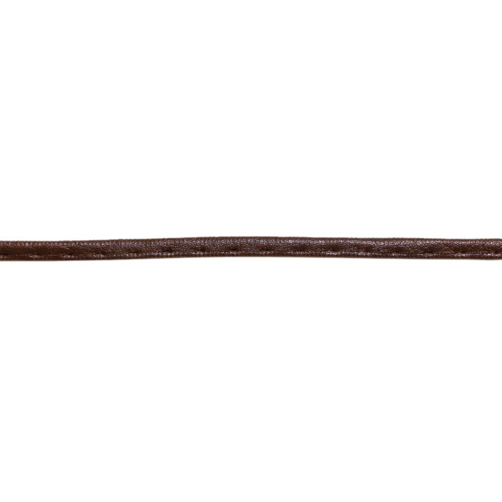 Шнур кожаный* (уп. 50 ярд) шир. 4 мм коричневый