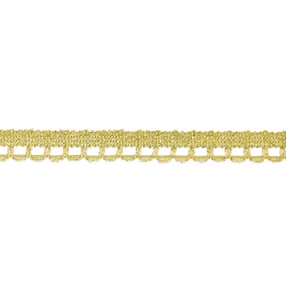 Тесьма отделочная арт. 1010 золото (уп. 16 м) шир 12 мм