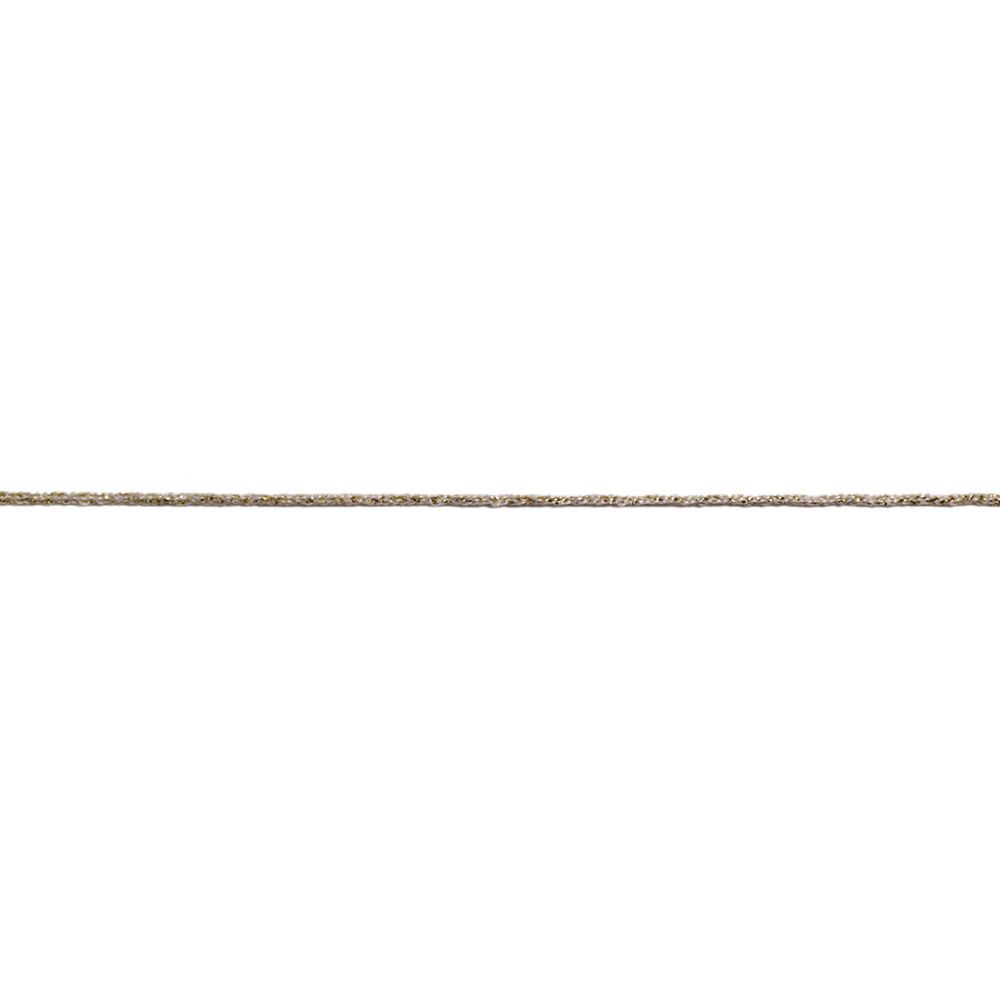 Шнур отделочный шелковый арт. 3с2189 лен с золотом шир. 1 мм