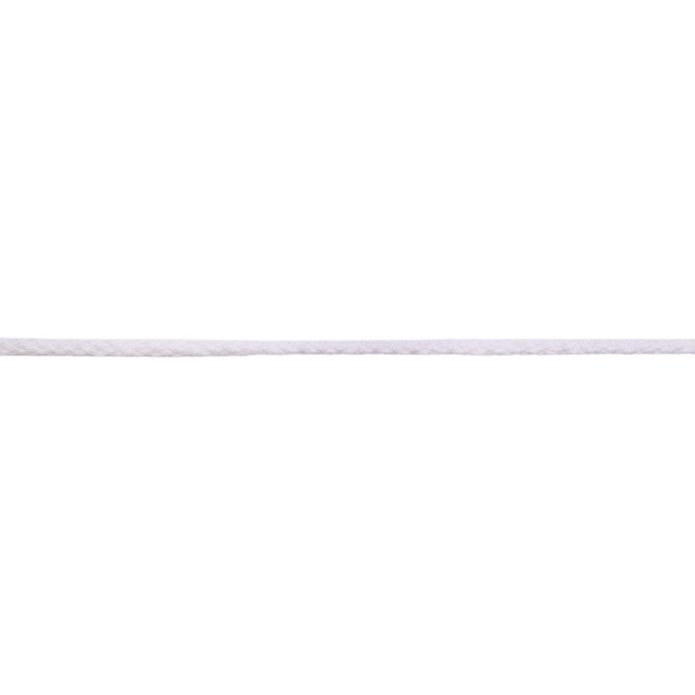 Шнур х/б 3098 диам. 2 мм № 001 ДС белый (уп. 20 м)