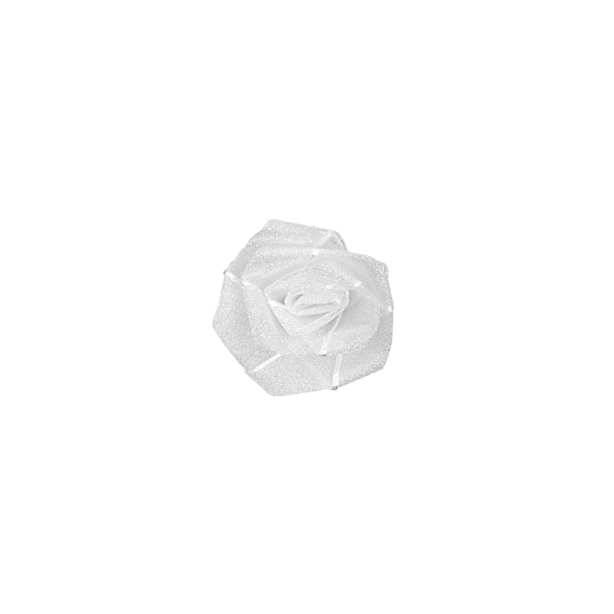 Роза (уп 100шт) 30 мм арт. 1-54 №1 белый