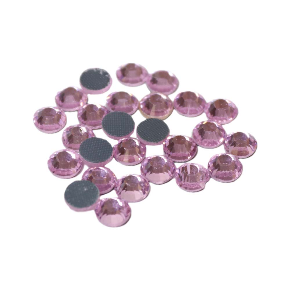 Стразы клеевые стекло* (grade A) SS 30 (уп. 72 шт.) д. 6 мм №9021 Light Rose - нежно розовый