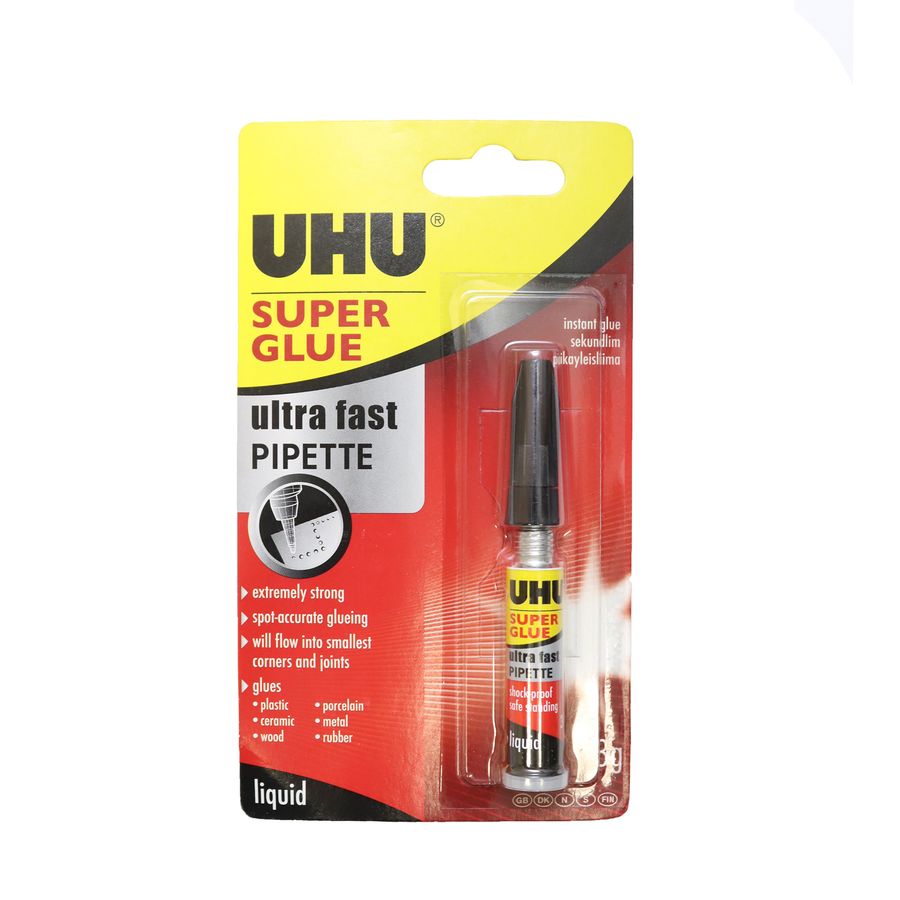  UHU SUPER&GLUE       3 . . 40974 (. 1 .)