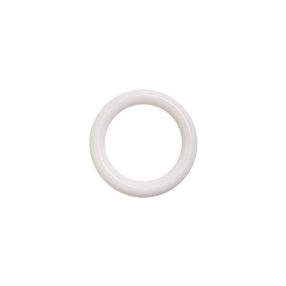 Кольцо шторное пластмассовое (э) диам. 40 мм белое (уп. 50 шт) 4150773