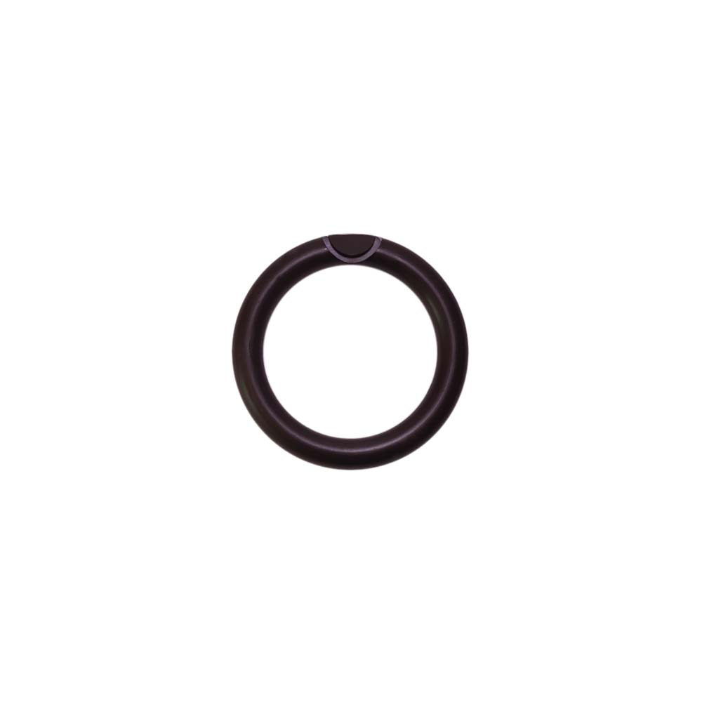 Кольцо шторное пластмассовое (э)  диам. 38 мм арт. С-318 коричневое (уп. 50 шт.) 4042