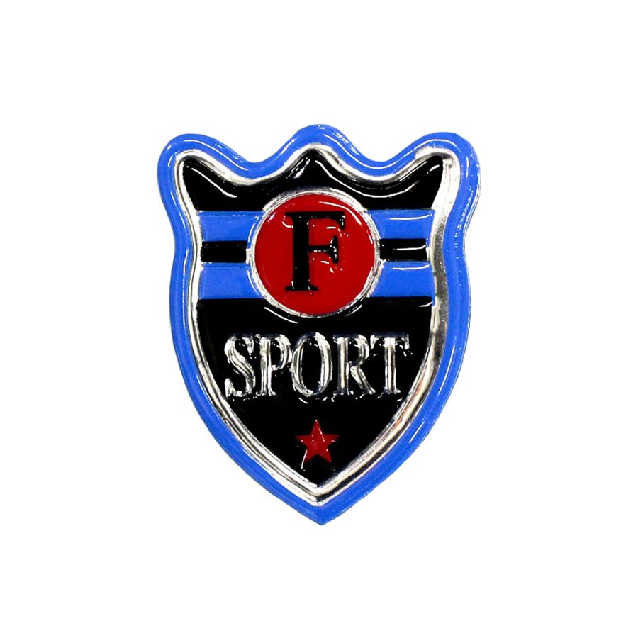 Лейбл пришивной арт. 97 (уп. 10шт) 57*45 мм &quot;F&quot; SPORT
