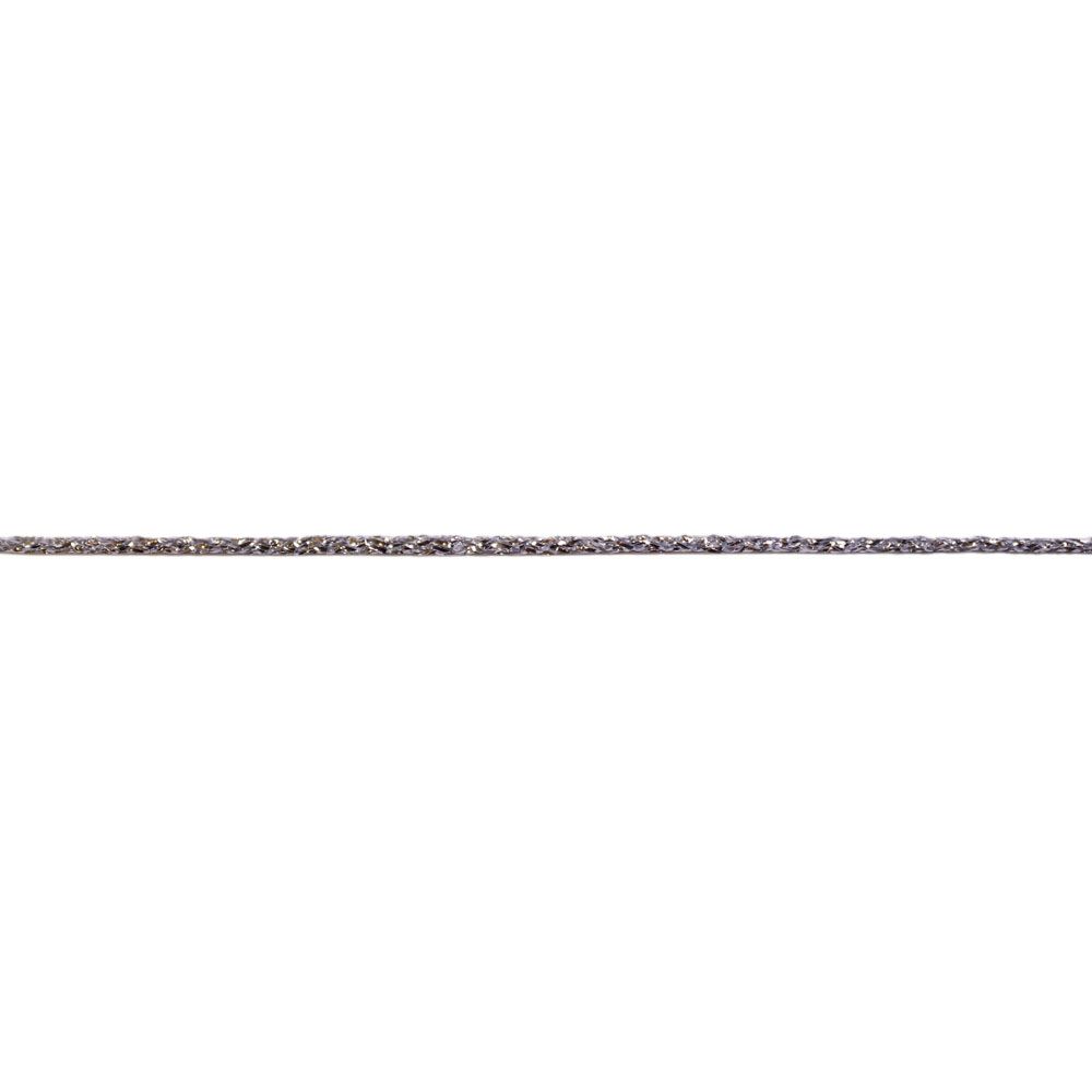 Шнур отделочный шелковый арт. 2с2134 серебро шир. 1,9 мм