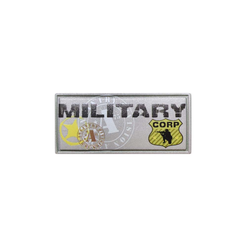 Светоотражающая нашивка № 1 &quot;Militari&quot; 55х25 (уп. 10 шт.)