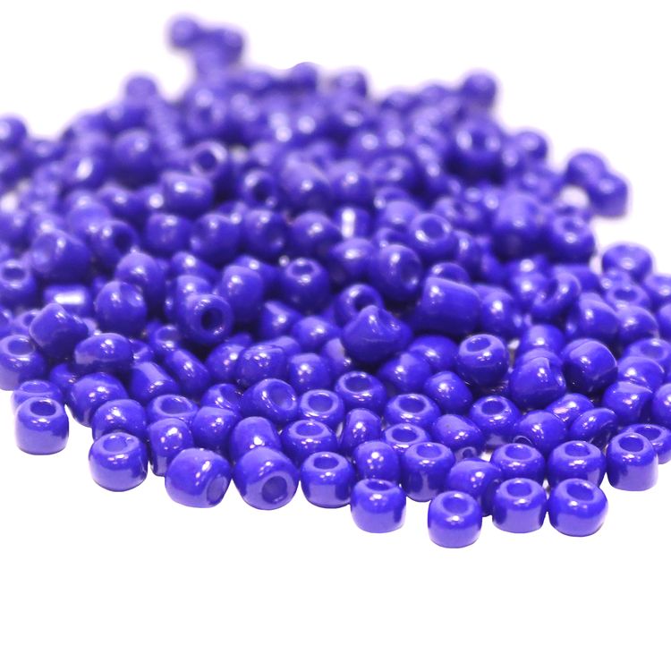 Бисер 12/0 (уп. 450 гр.) № 48 синий непрозрачный